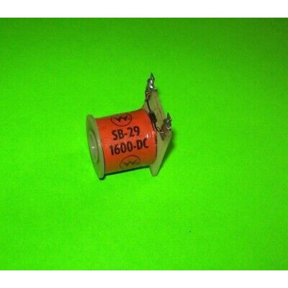 Pinball Coil SB-29-1600 NOS Arcade Solenoid With Nylon Sleeve Orange Game Repair